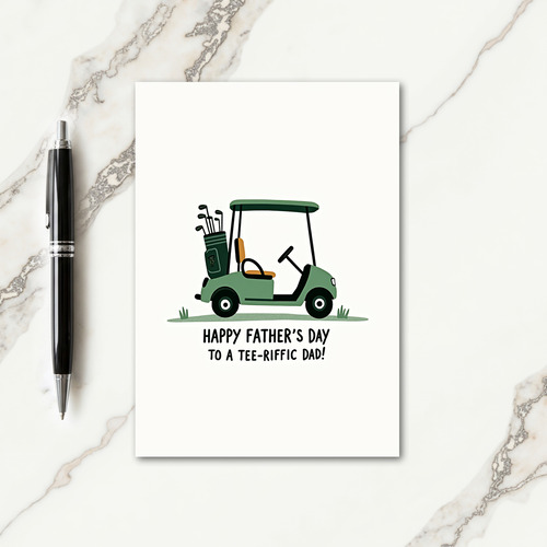 Leisurely Fathers Day Recreation Card