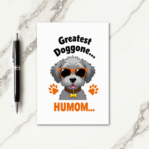 Leopard Dog Great Mom Card