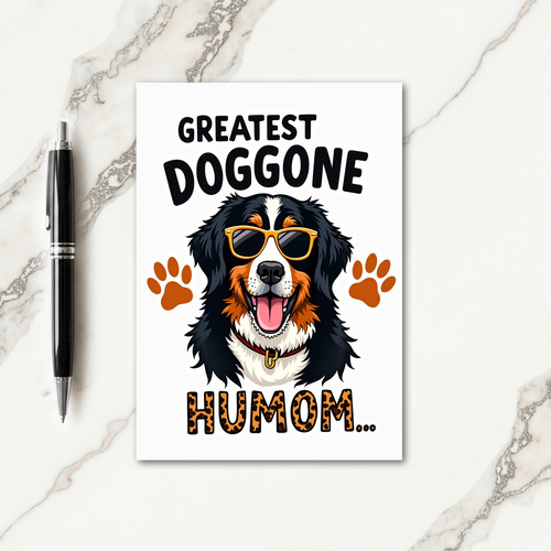Leopard Humom Pet Card