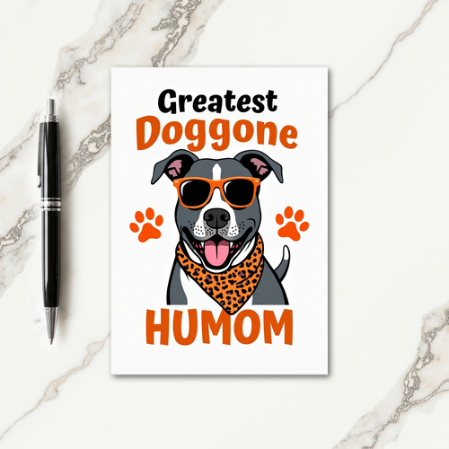 Leopard Print Puppy Love Card