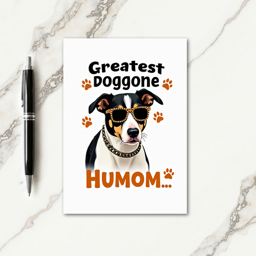 Leopard Pup Greatest Humom Card
