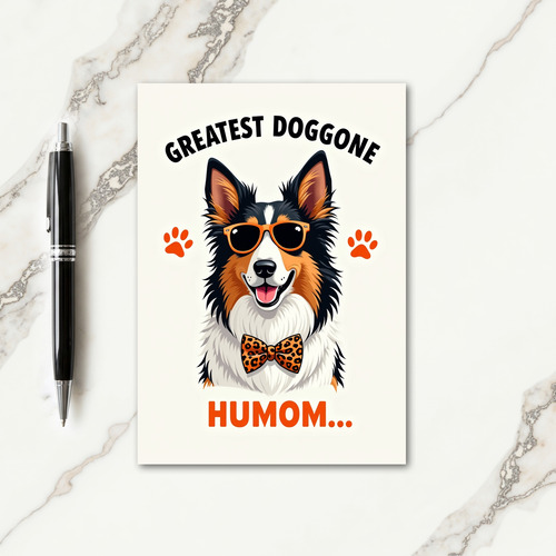 Leopard Spot Greatest Dog Card