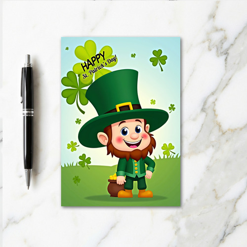 Leprechaun Art Happy Day Card