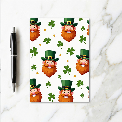 Leprechaun Art Happy St Patricks Card
