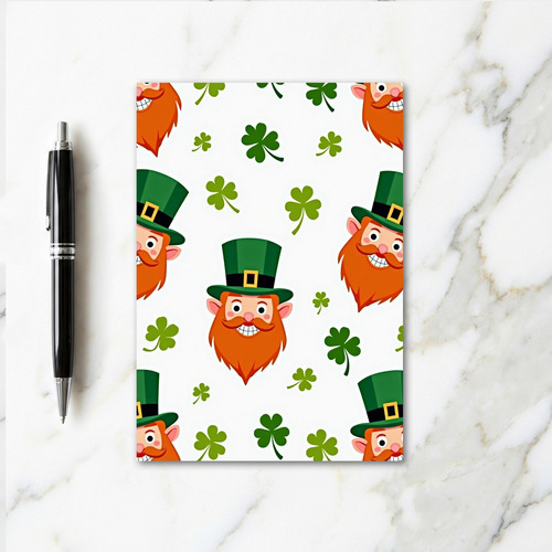 Leprechaun Pattern Smile Card