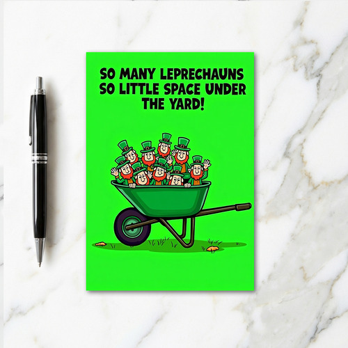 Leprechauns Yard Overflow Card