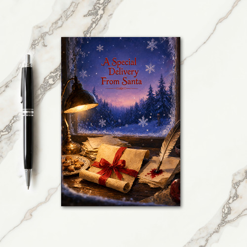 Letter From Santa Card