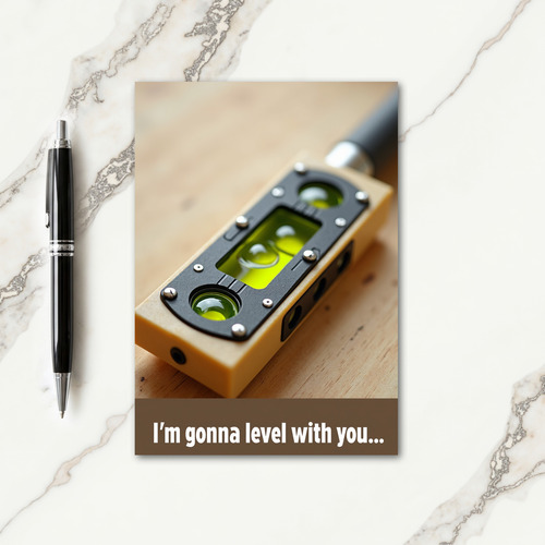 Level Best Fathers Day Card