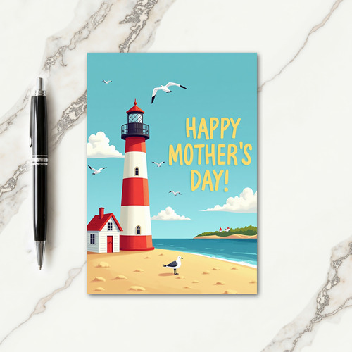 Lighthouse Mothers Day Art Card