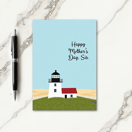 Lighthouse Mothers Day View Card