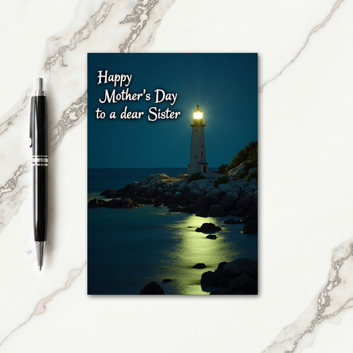 Lighthouse Sisters Mothers Day Card