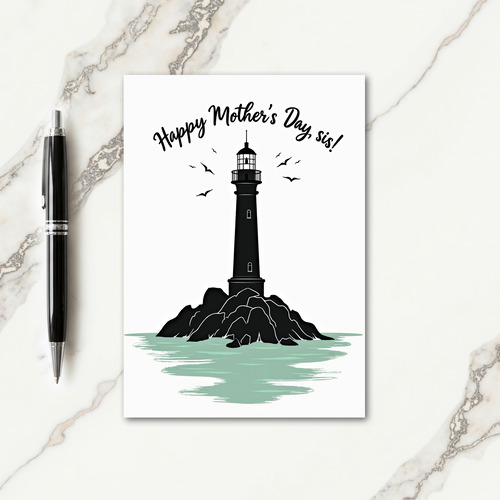 Lighthouse Sweet Mothers Day Card