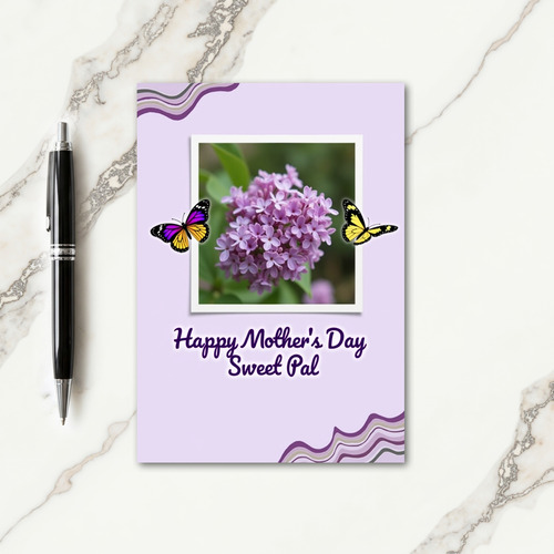 Lilac Happy Mothers Day Card