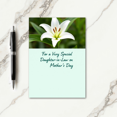 Lily Mothers Day Card