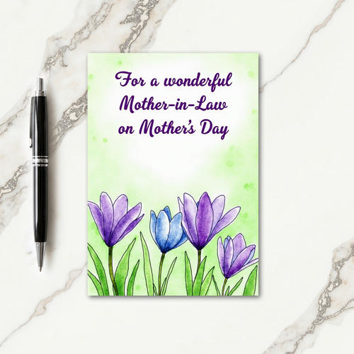 Lime Green Mothers Day Art Card