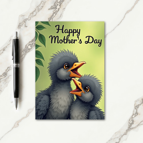Lime Green Mothers Day Card