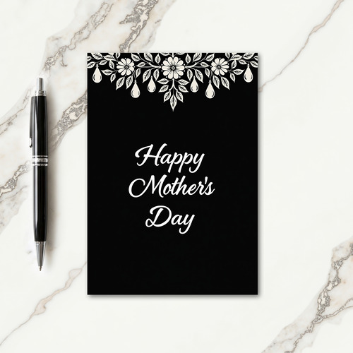 Linen Best Mom Ever Card
