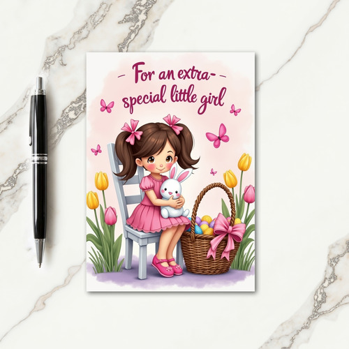 Little Girl Special Day Card