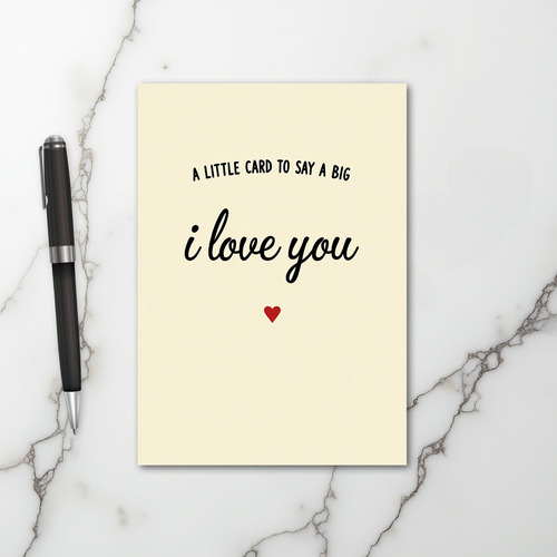 Little I Love You Greeting Card