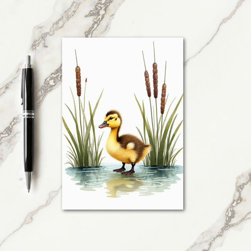 Little Waterbird Art Card