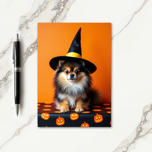 Little Witchs Fluffy Helper Card