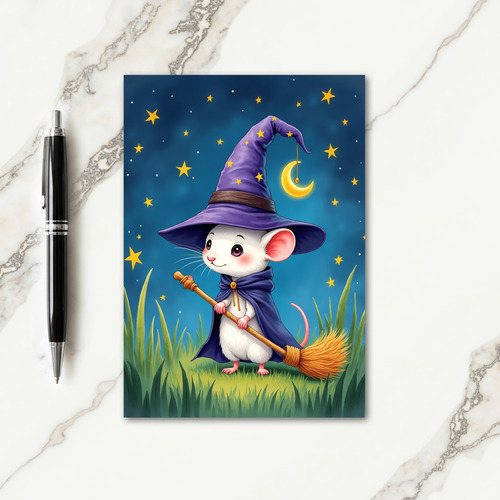 Little Wizards Starry Night Card