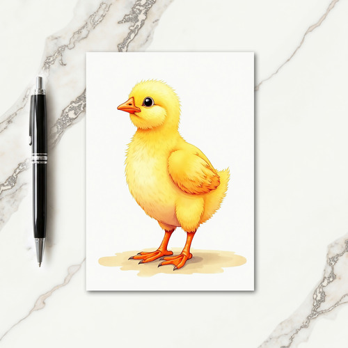 Little Yellow Bird Greeting Card