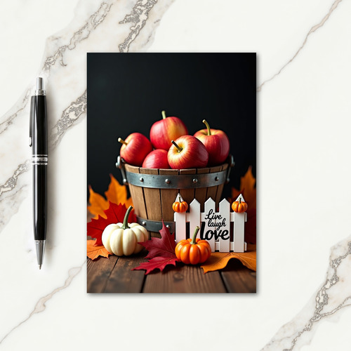 Live Laugh Love Autumn Bounty Card thumbnail
