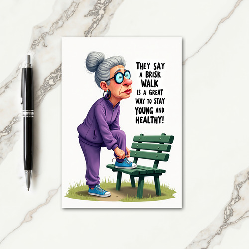 Lively Birthday Lady Card