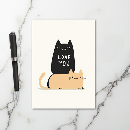 Loaf You Cute Cats Card