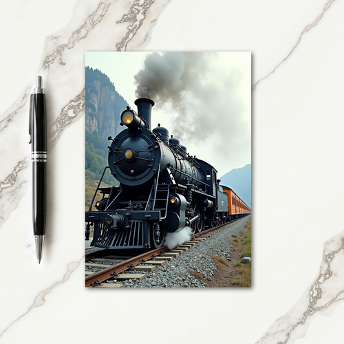 Locomotive Fathers Day Card