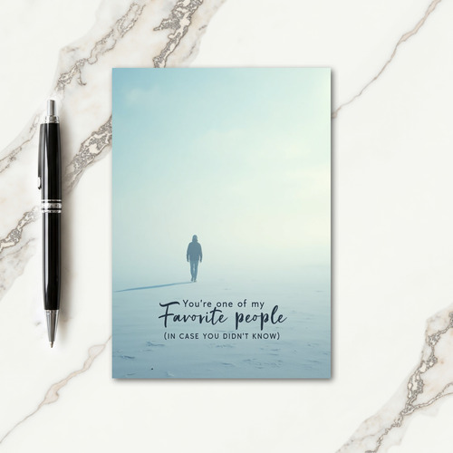 Lone Walker Sweet Fathers Day Card