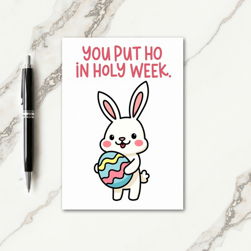 Long Ear Friend Funny Card