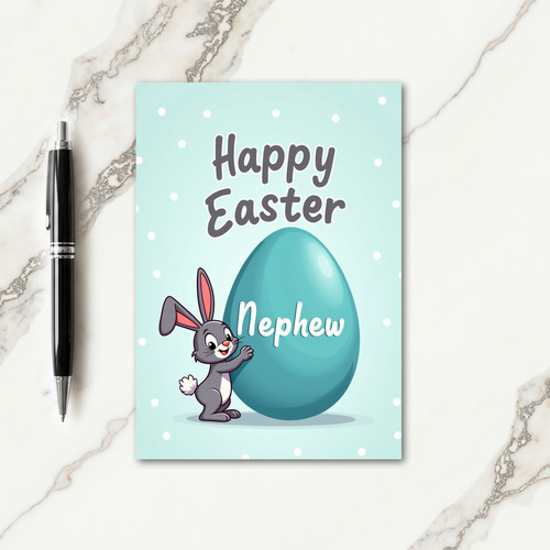 Long Eared Easter Joy Art Card