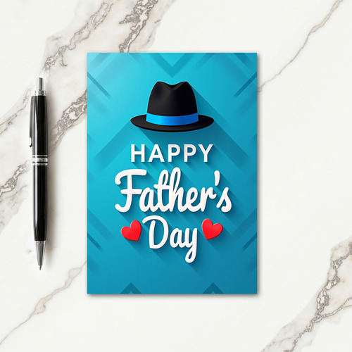 Long Shadow Fathers Day Card