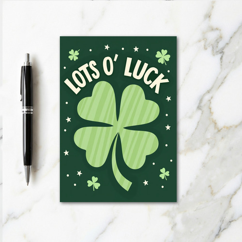 Lots O Luck Fortune Card