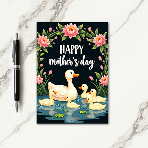 Lotus Mothers Day Scene Card