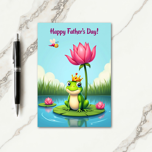 Lotus Pond Fathers Day Artwork Card