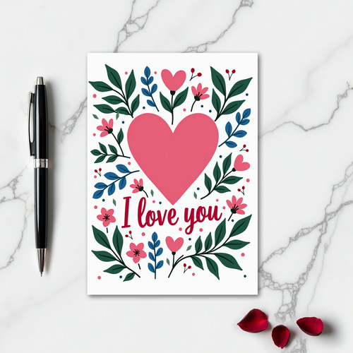 Love Blooms Greeting Card