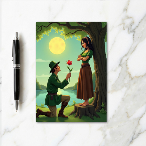 Love Blooms Scenic View Card