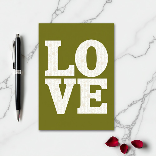 Love Confetti Greeting Card