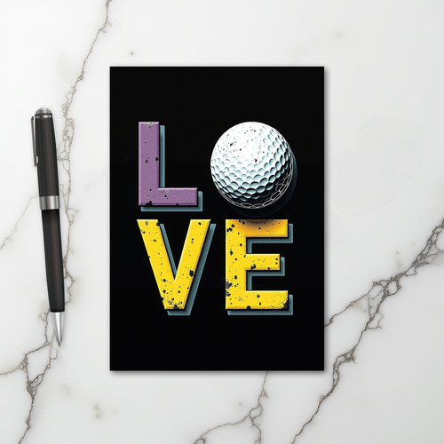 Love Golf Card