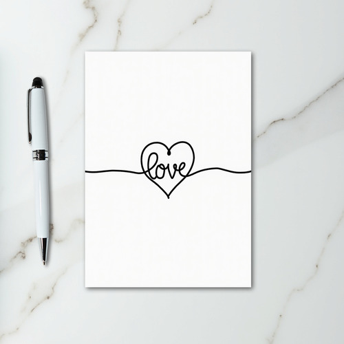 Love Heart Art Card