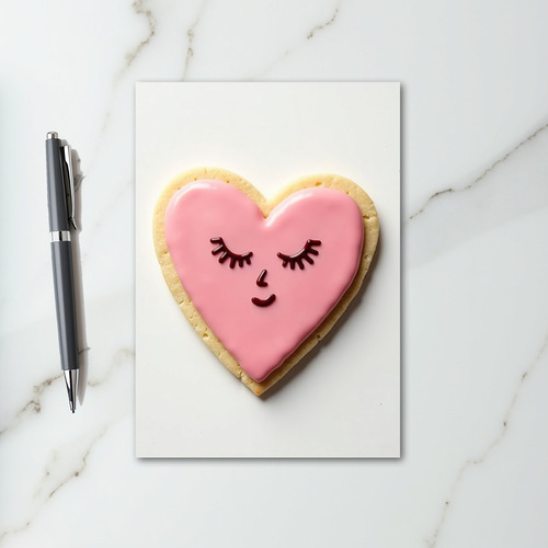Love Heart Cookie Sweet Dreams Card