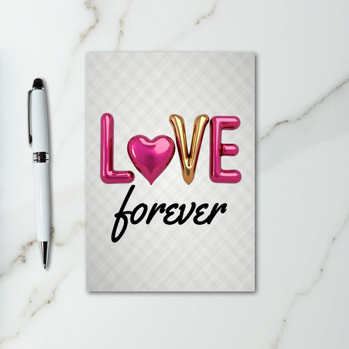 Love Heart Forever Greeting Card