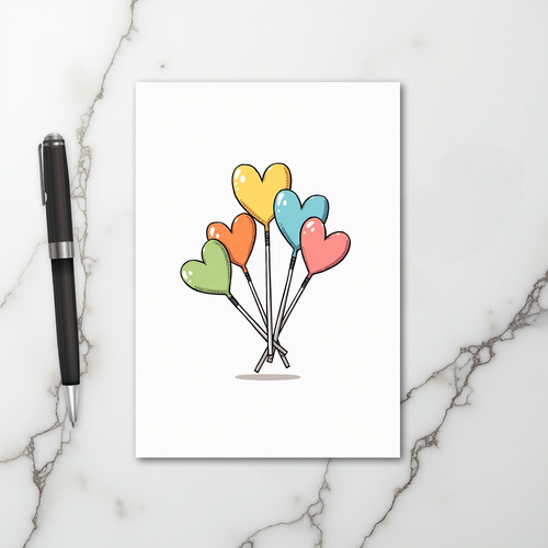 Love Heart Lollipop Card