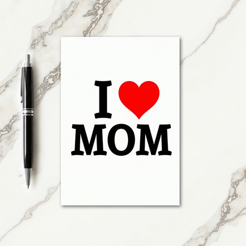 Love Heart Mothers Day Card