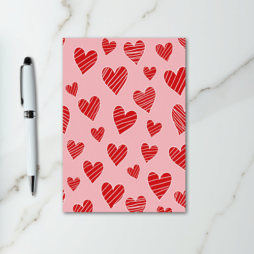 Love Heart Pattern Card