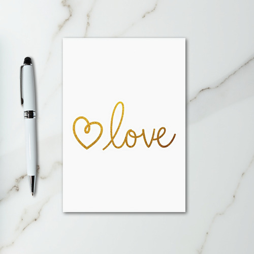 Love Heart Sparkle Card
