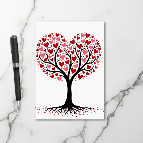 Love Heart Tree Card